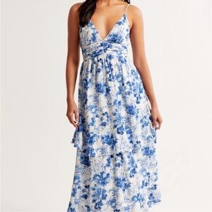 Abercrombie and fitch Blue Maxi Dress